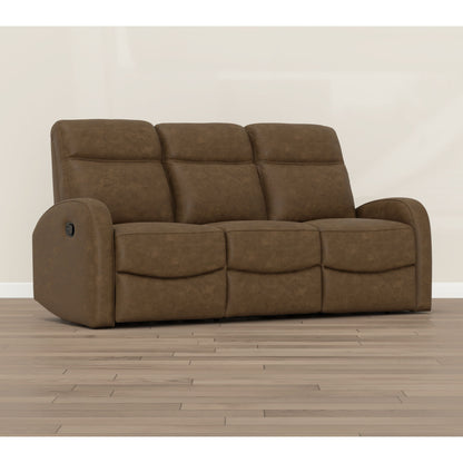 Manual Reclining Sofa With Dual Independent Recliners