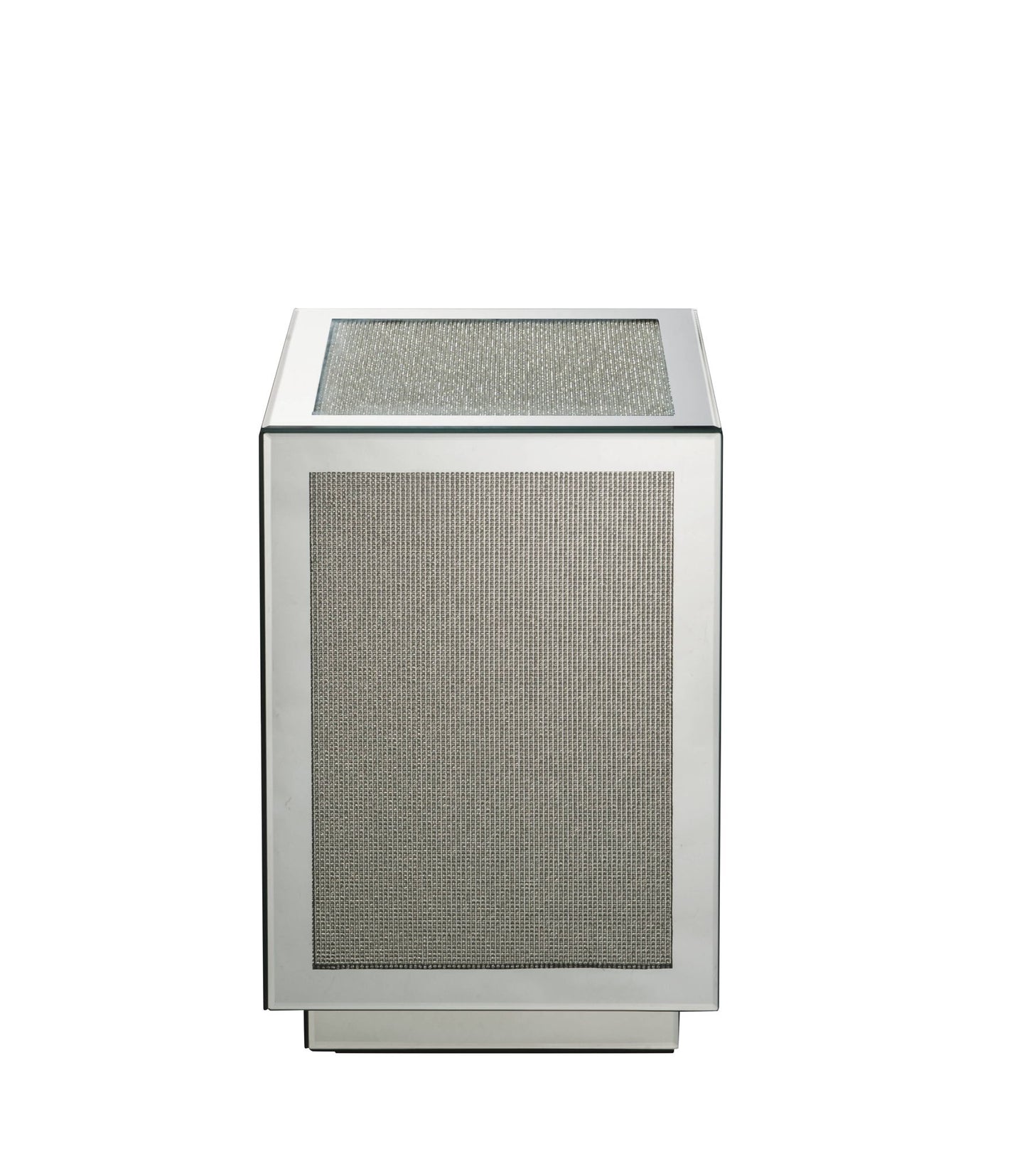 Noralie - Accent Table - Silver - Mirror