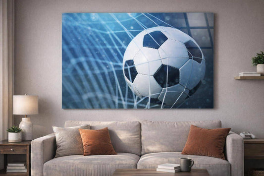 Netted Victory Tempered Glass - Blue / Black