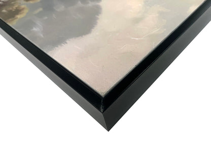 Jurassic Trail I Textured Canvas In Frame - Black / Brown