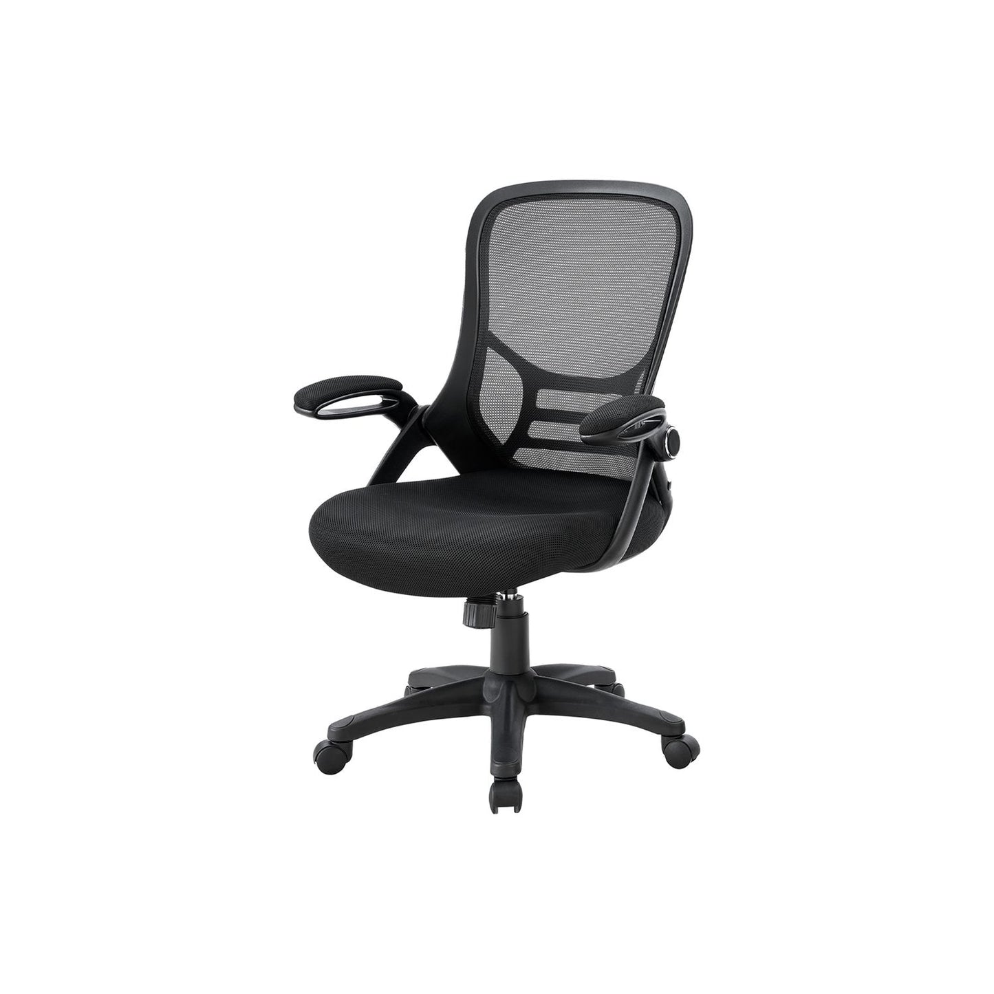 Office Chair With Adjustable Height For Workspaces - Black