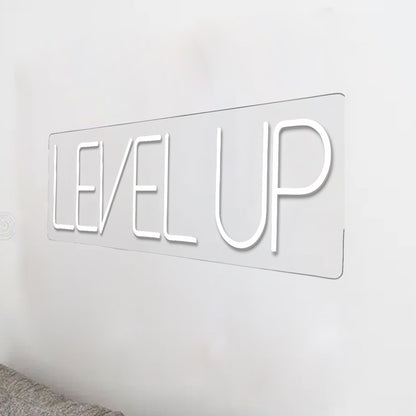 Neon Level Up - Dark Gray