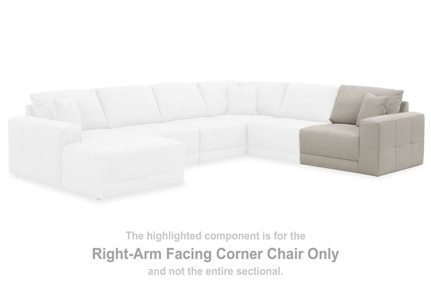 Next-Gen Gaucho - RAF Corner Chair - Gray