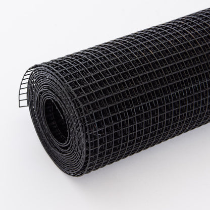 Vinyl Coated Hardware Cloth, For Poultry Netting And Home Improvement - Black