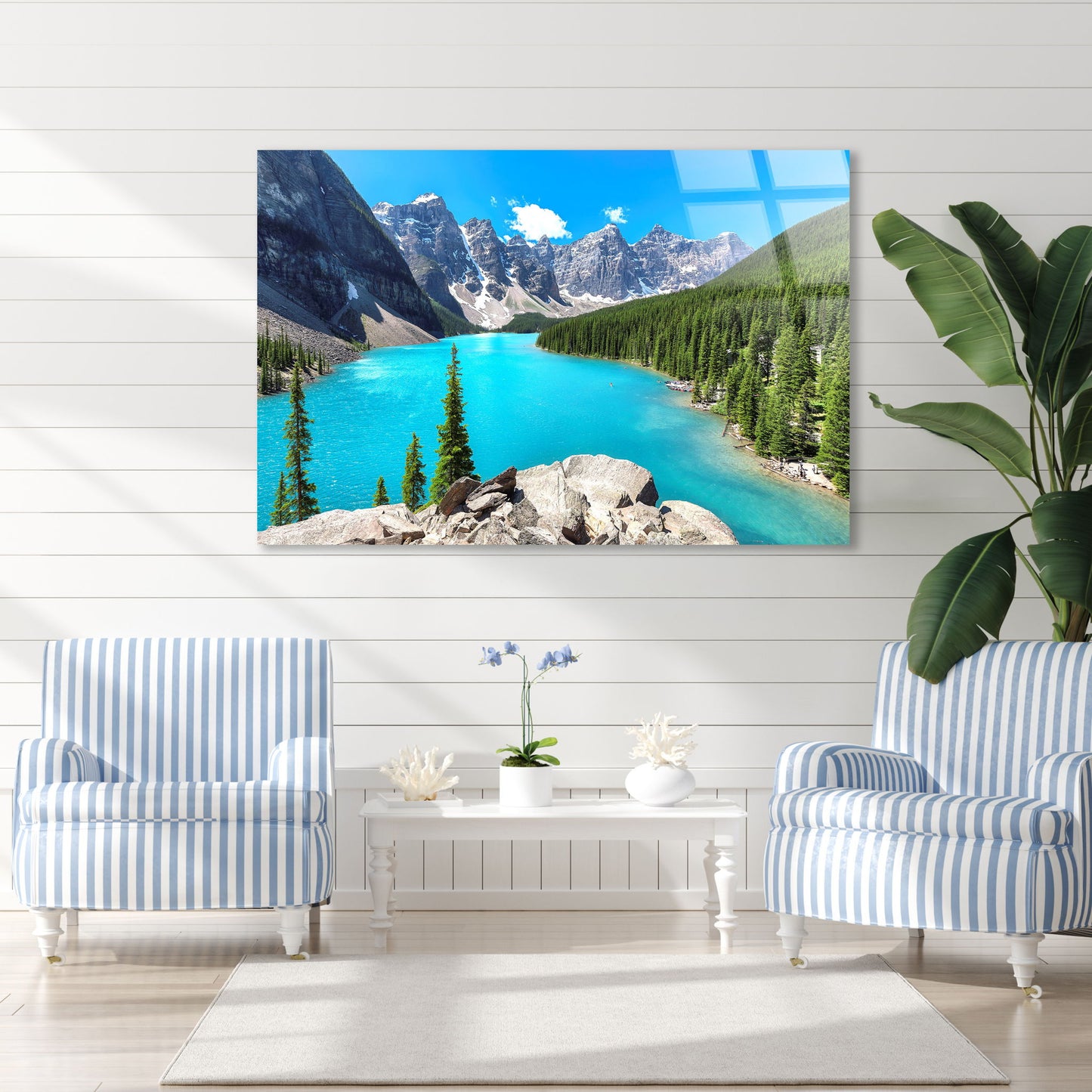 Moraine Vista Tempered Glass - Blue / Green