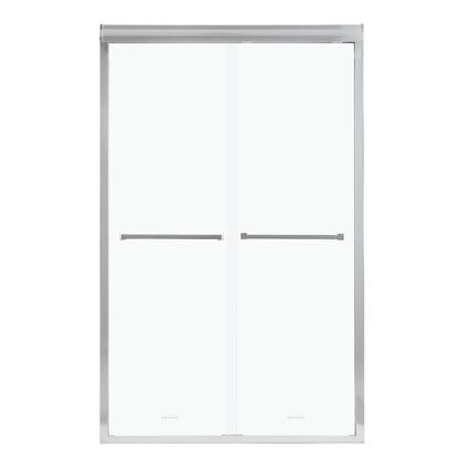 Modern Double Sliding Shower Enclosure, Tempered Glass