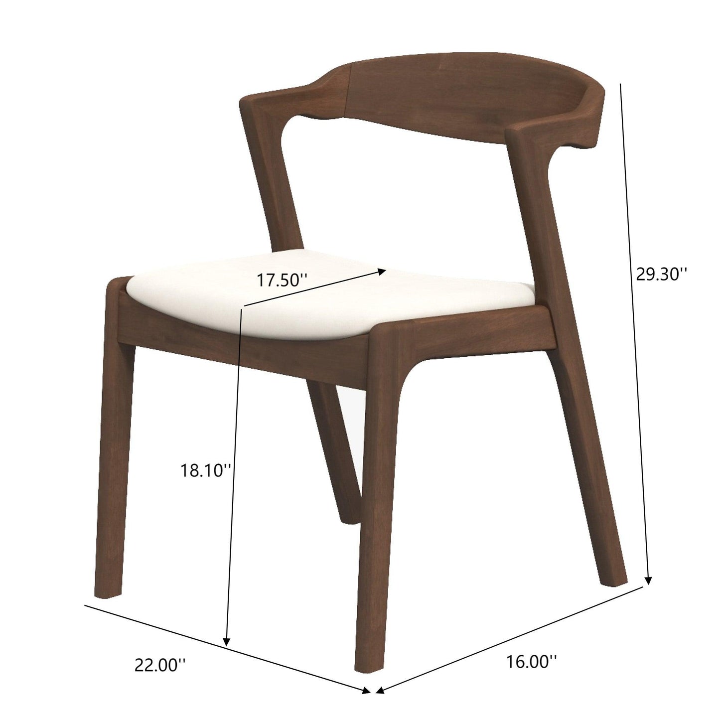 Dakota - Mid-Century Modern Dining Chair (Set of 2)
