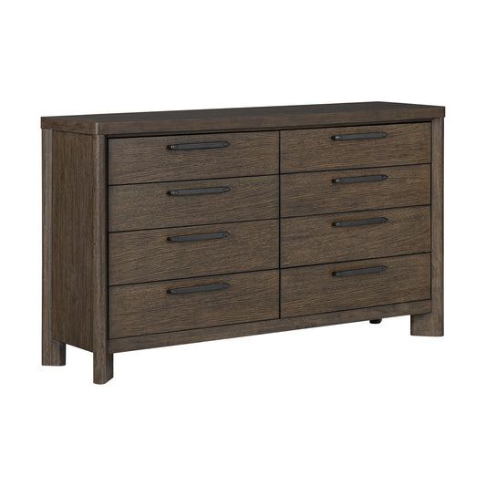 8 Drawer Dresser With Rustic Design