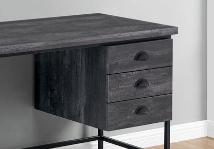 Computer Desk For Home Office, Laptop, 3 Storage Drawers, Contemporary & Moder