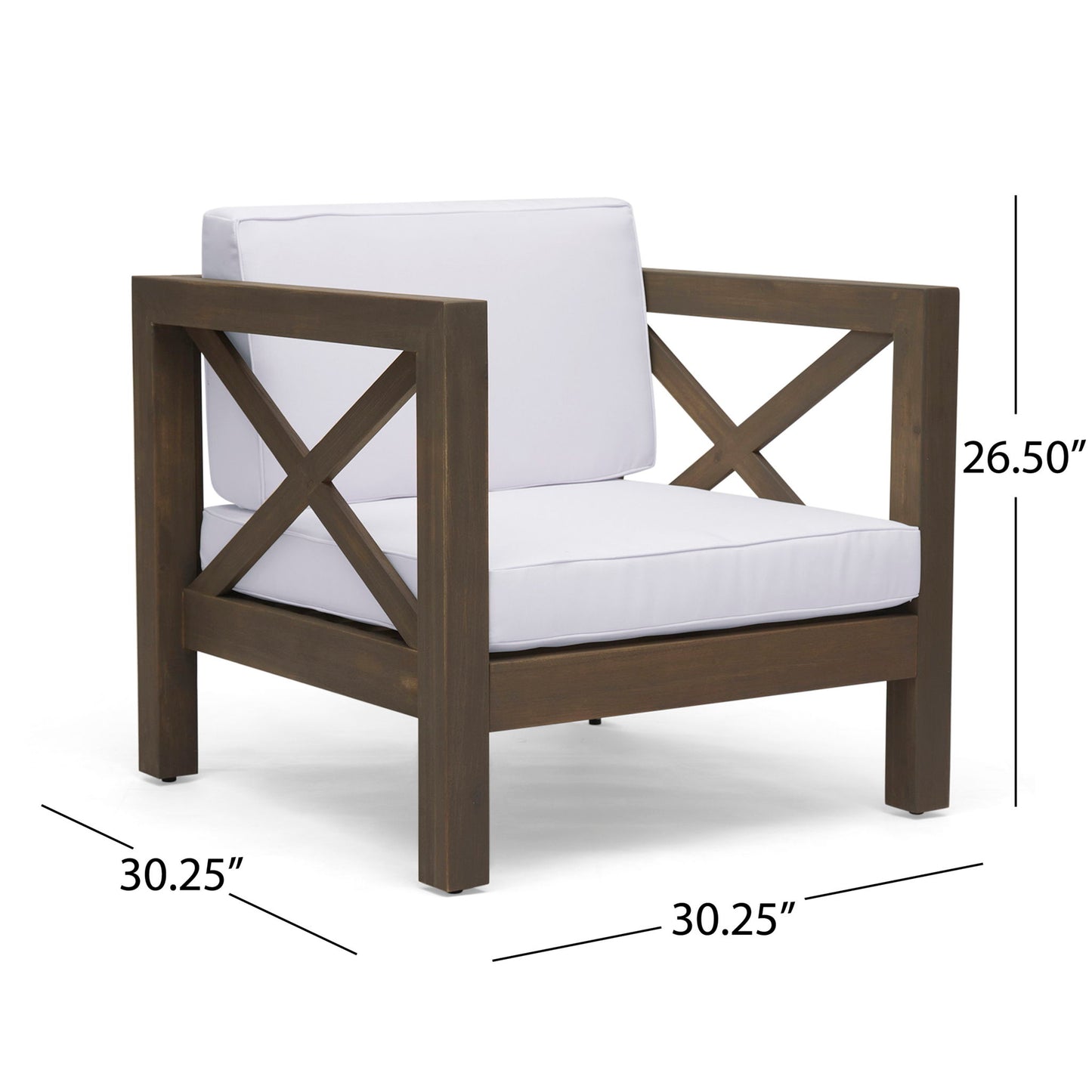 Brava - Mid - Century Modern Club Chair With Water Resistant Cushions