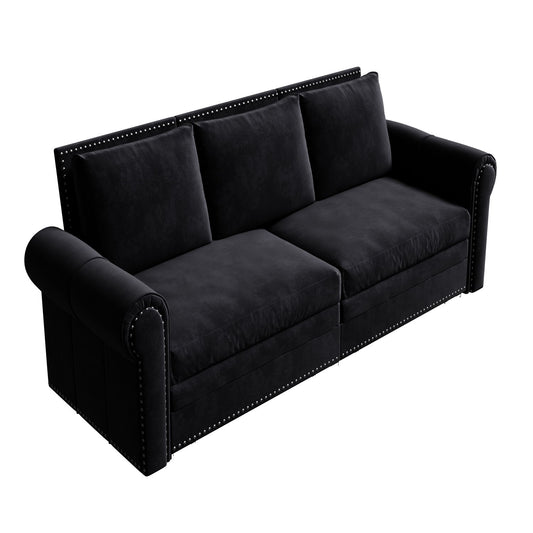 Chesterfield Sofa & Pull Out Bed