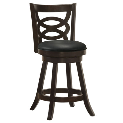 Swivel Counter Stool (Set of 2) - Black