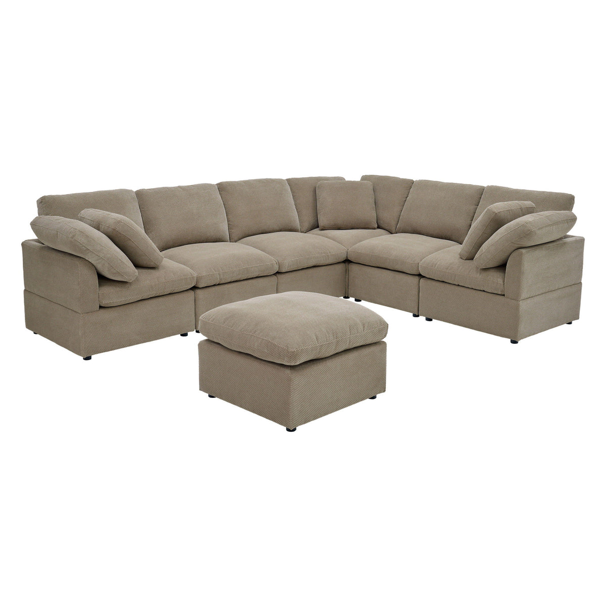 Modular Cloud Sofa, Freely Configurable Corner