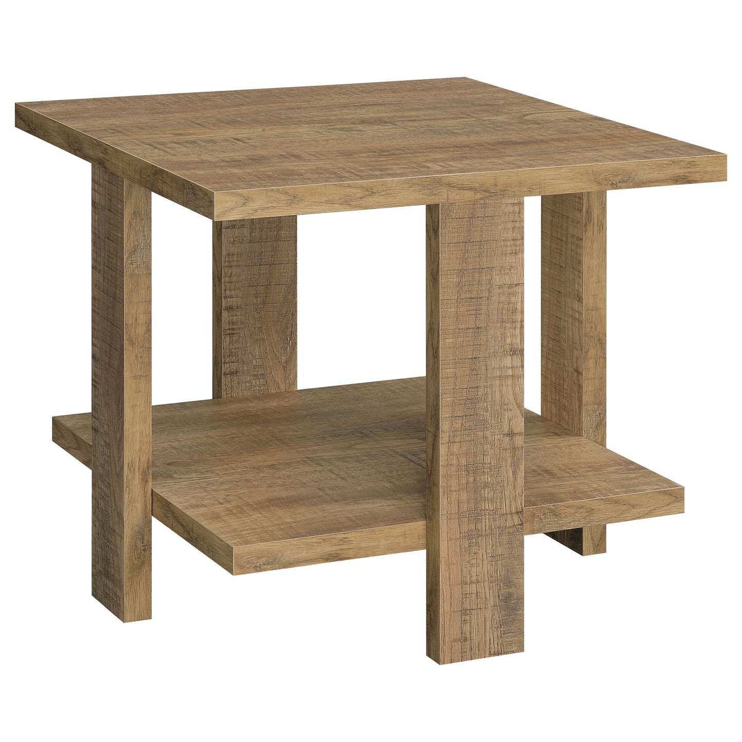 Square End Table - Mango Color