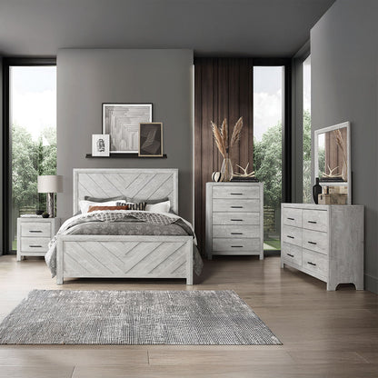 6 Drawer Dresser - Natural / Rustic