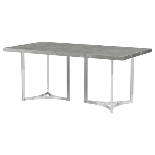 Savona - Rectangular Dining Table - Gray