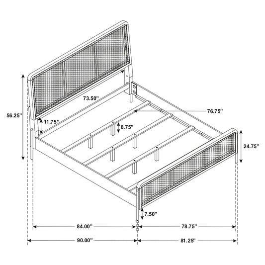 Stevie - Panel Bed