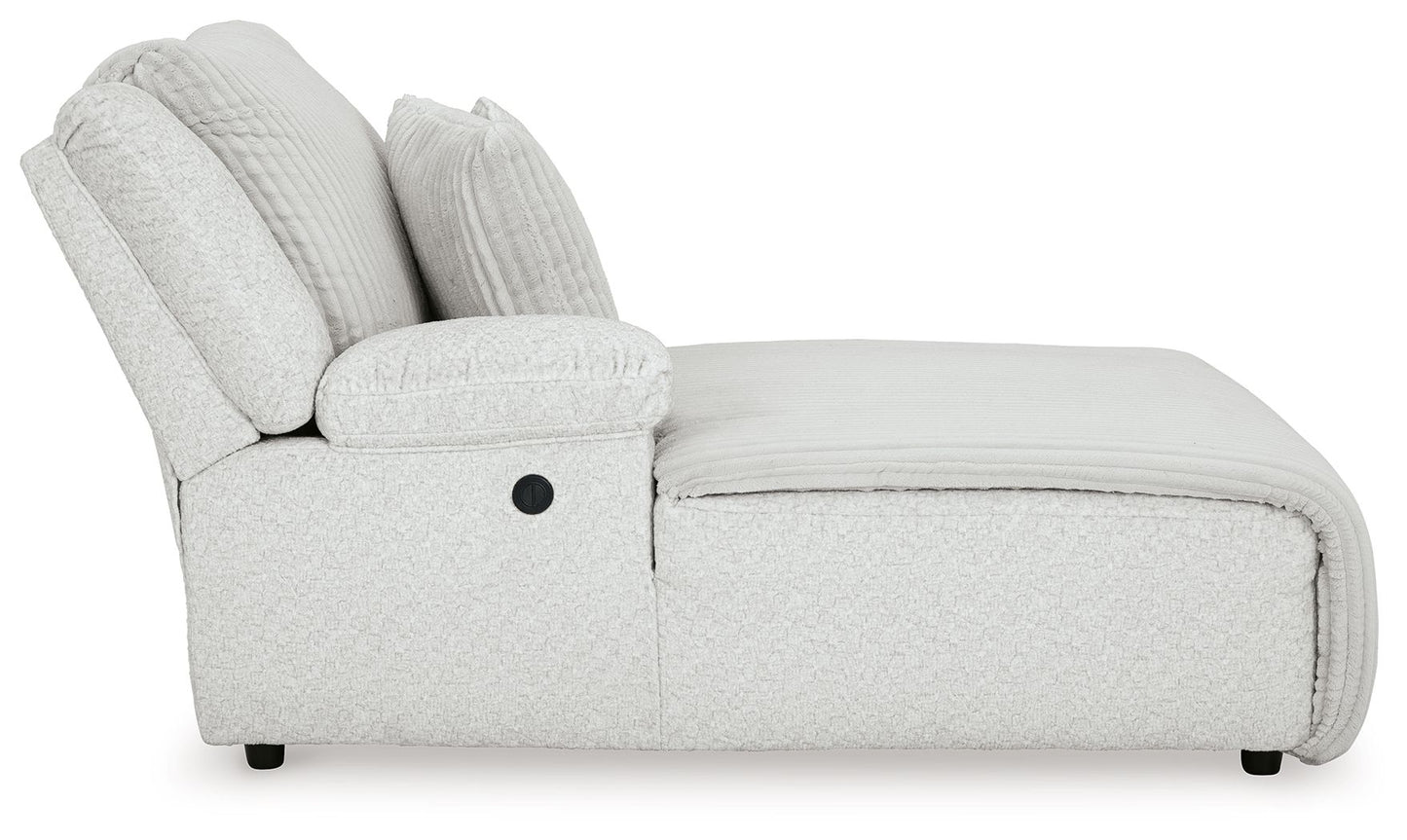 Top Tier - Laf Press Back Power Chaise - Alloy