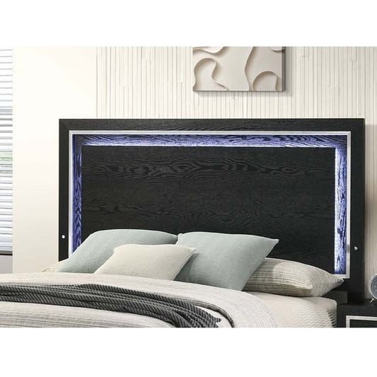 Modern Bed With Built In LED Light