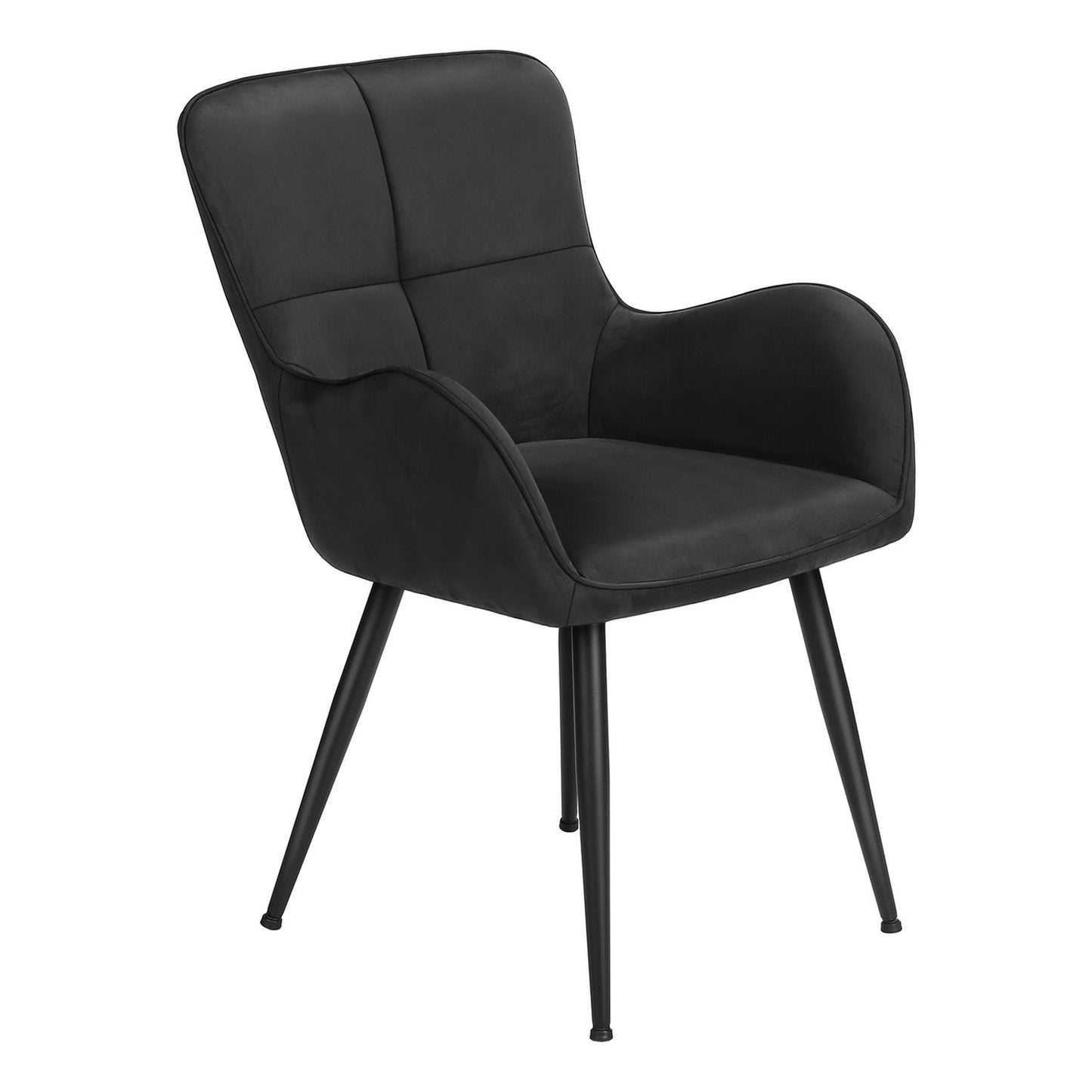 Dining Chair For Kitchen (Set of 2) - Black