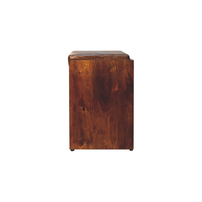 Buffalo - Hide Pull Out Shoe Storage Bench