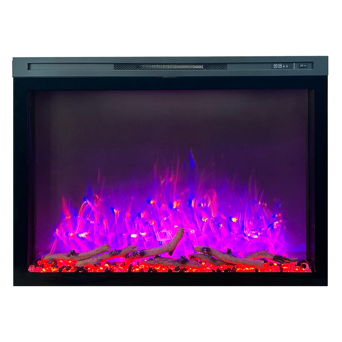 Built In Electric Fireplace With LED Flame Effects