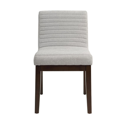 Edwyn - Linen Side Chair (Set of 2) - Gray
