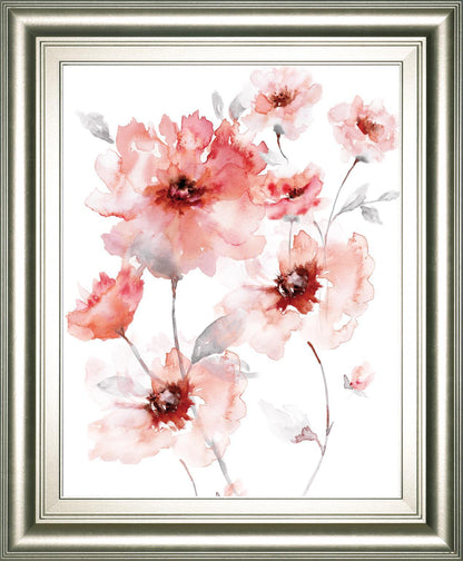 22x26 Translucent Blush I By Nan - Pink