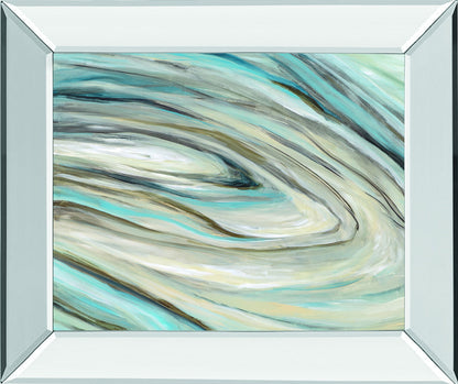 Amethyst By Wani Pasion - Mirror Framed Print Wall Art - Beige
