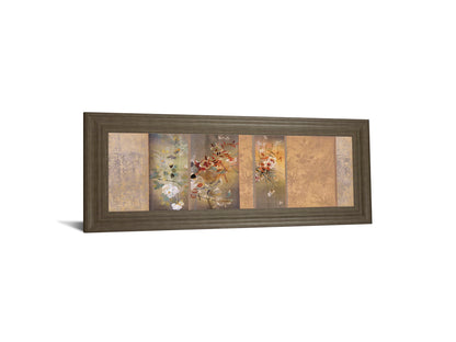 Tea Garden Il By Douglas - Framed Print Wall Art - Beige
