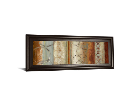 Juncture I By Tom Reeves - Framed Print Wall Art - Light Brown