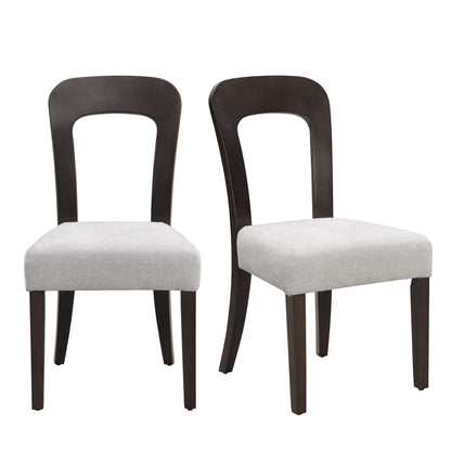 Upholstered Dining Chairs (Set of 2) - Gray