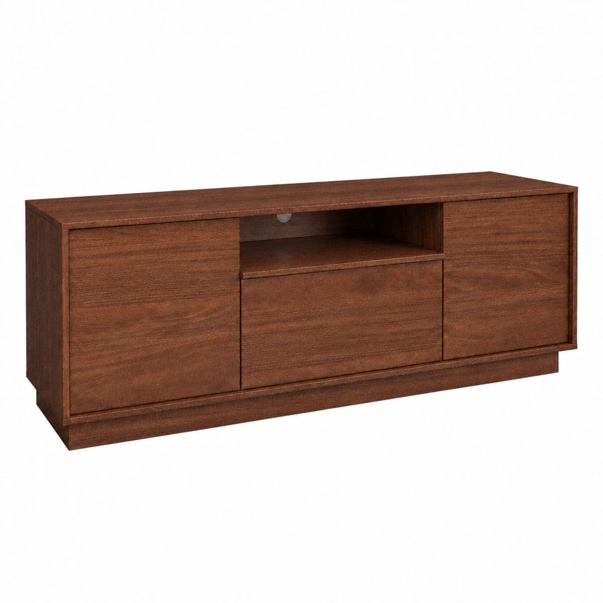 TV Stand For TVs Up To 65" With 2 Doors, 1 Drawer And 1 Open Shelf