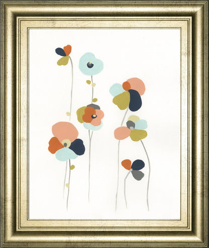 22x26 Modular Bouquet III By June Erica Vess - White