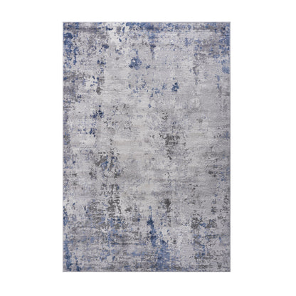 Marfi - 5' X 7' Abstract Area Rug - Silver