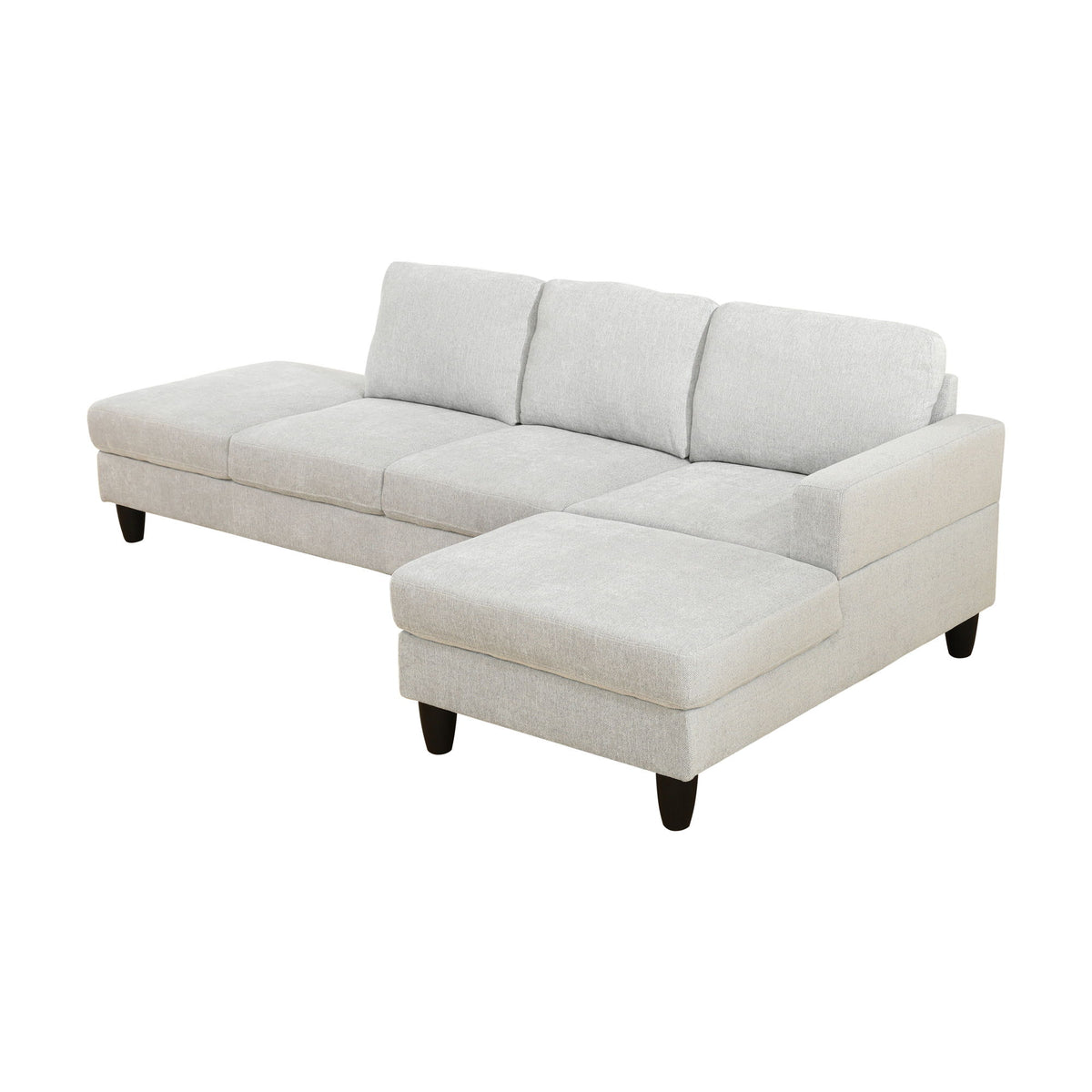 L - Shaped Sectional Sofa With Chaise & Ottoman