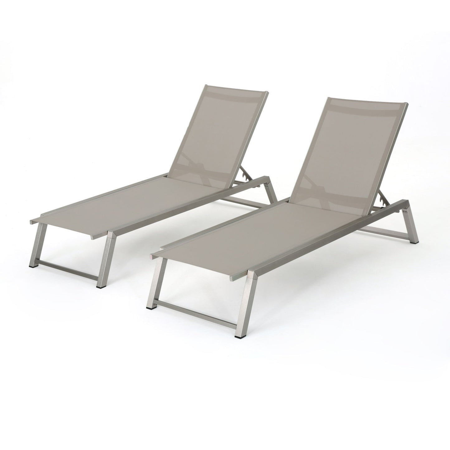 Myers - Modern Chaise Lounge Set With Adjustable Back