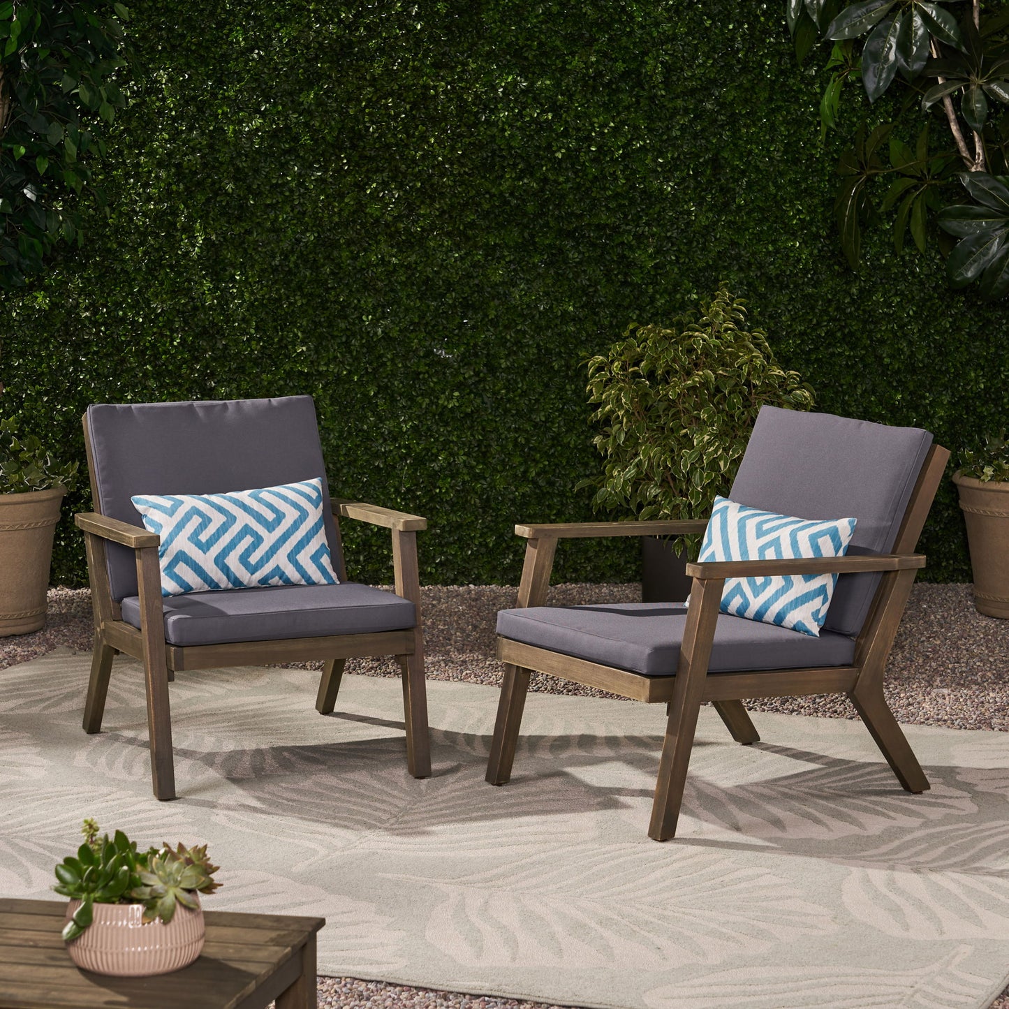 Outdoor Club Chair With Cushion