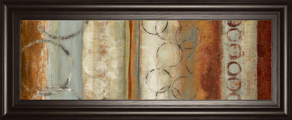 Juncture I By Tom Reeves - Framed Print Wall Art - Light Brown