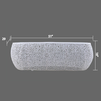 T3601 - Modern Oval Coffee Table