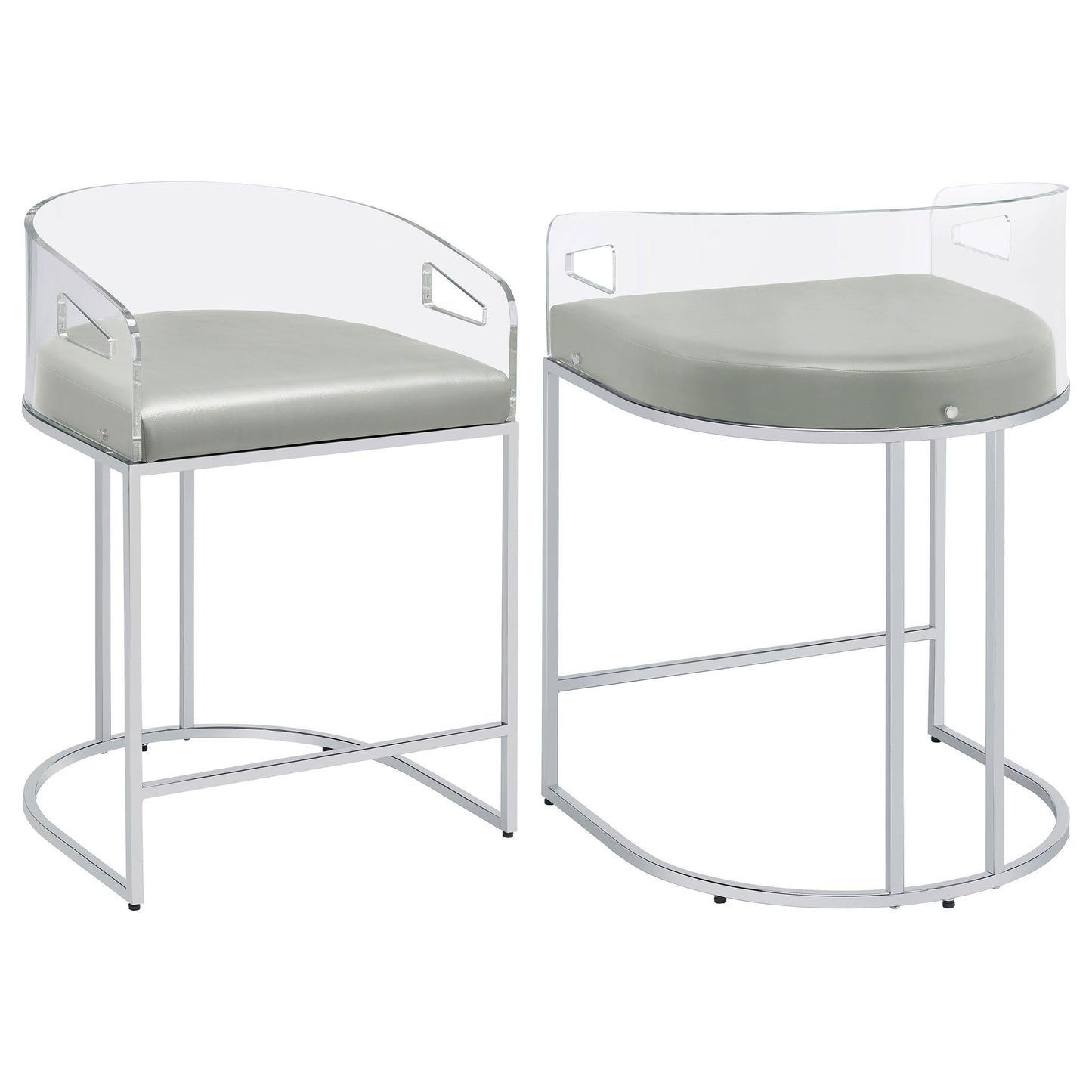 Counter Height Stools (Set of 2) - Gray