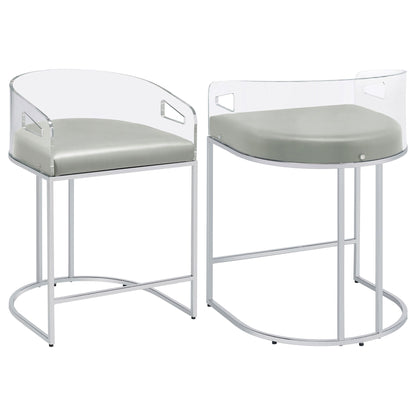 Counter Height Stools (Set of 2) - Gray