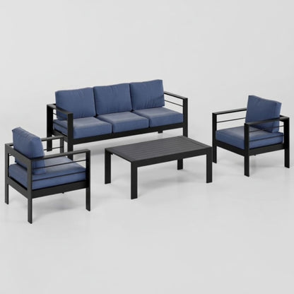 Outdoor Patio Set, All-Weather With Thick Cushions