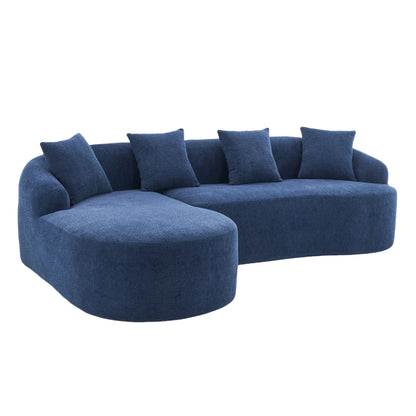 Combined Sofa With 4 Pillows