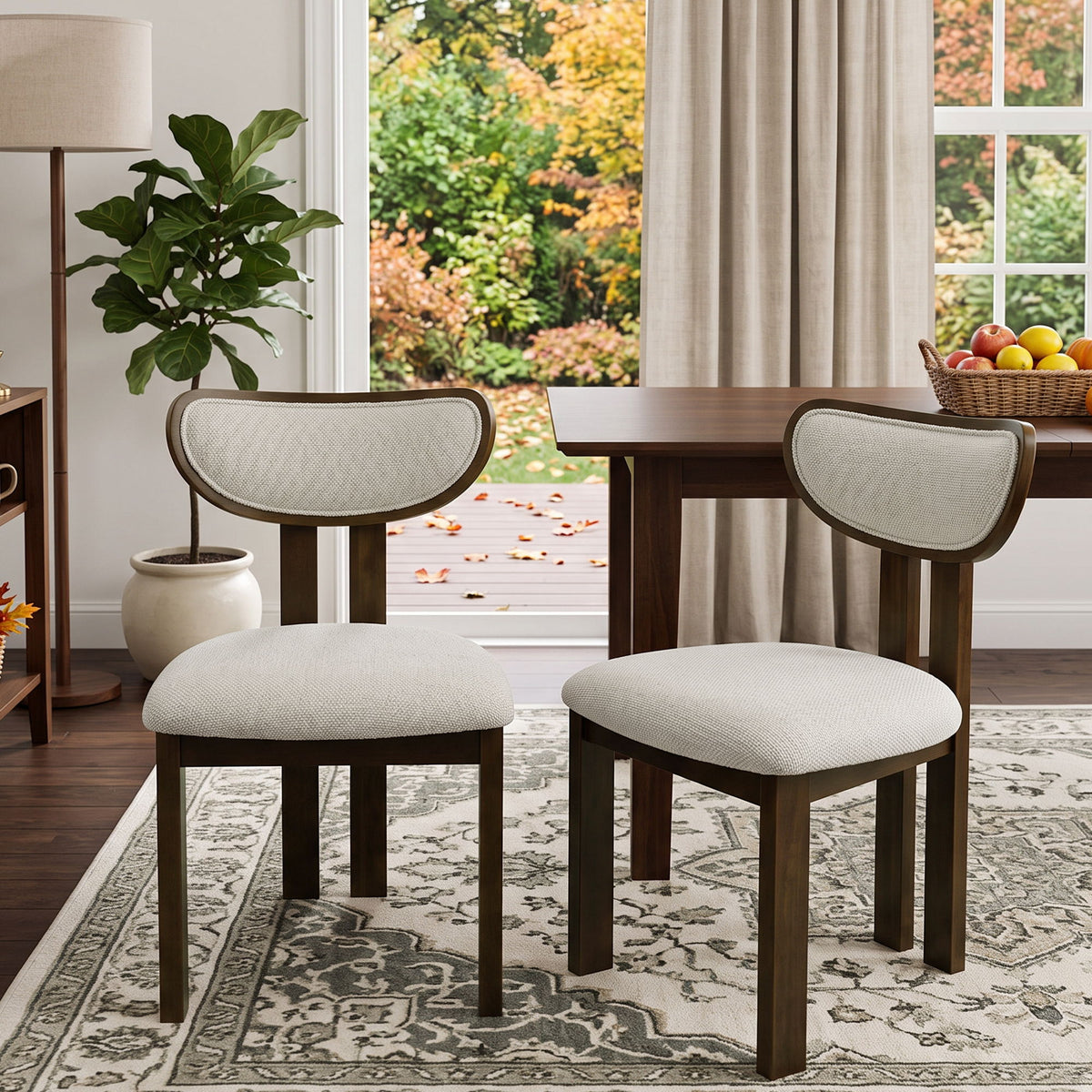 Retro Upholstered Dining Chair For Kitchens