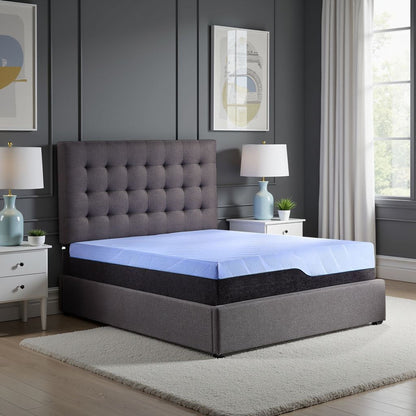 Refresh - 12" Hybrid Cooling Fast Responding Latex Foam And Coil Mattress