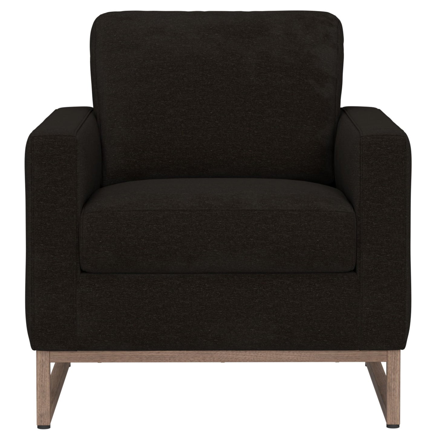 Accent Chair With Track Arm Design