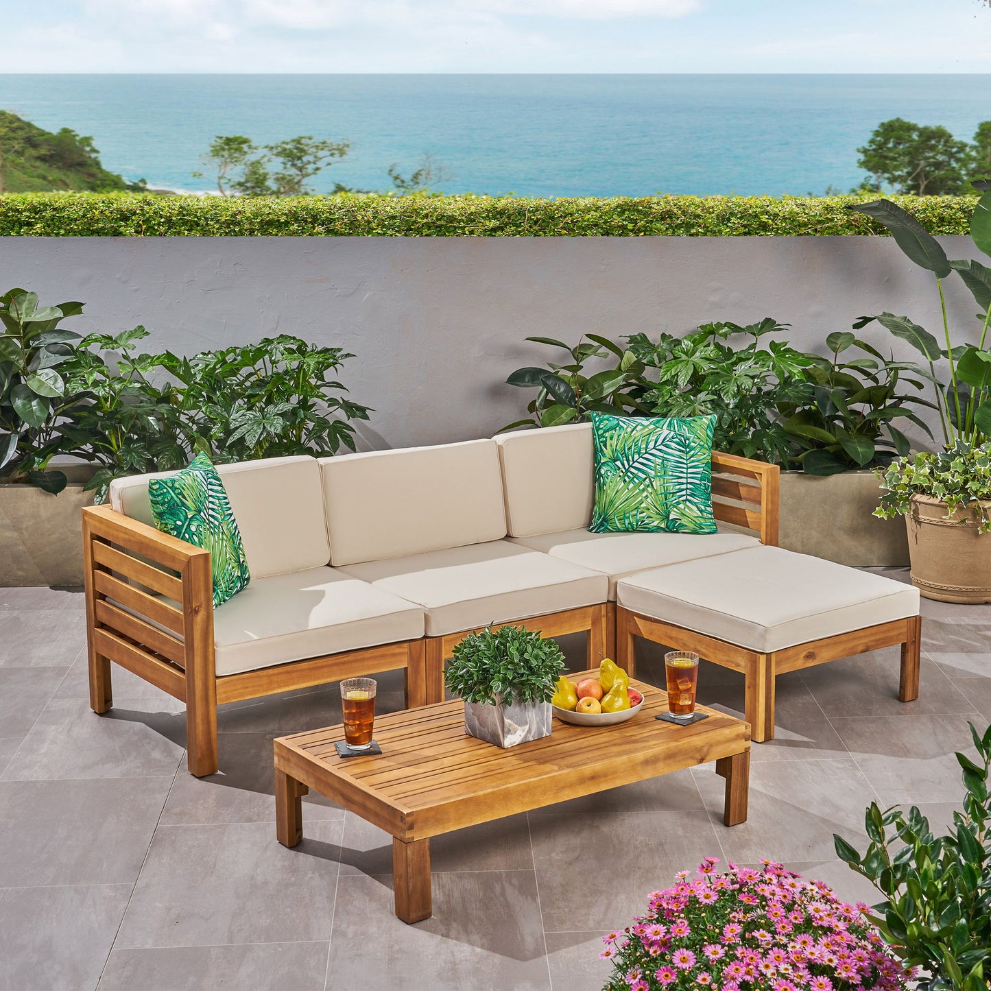 Cambridge - L Shape Sofa Set