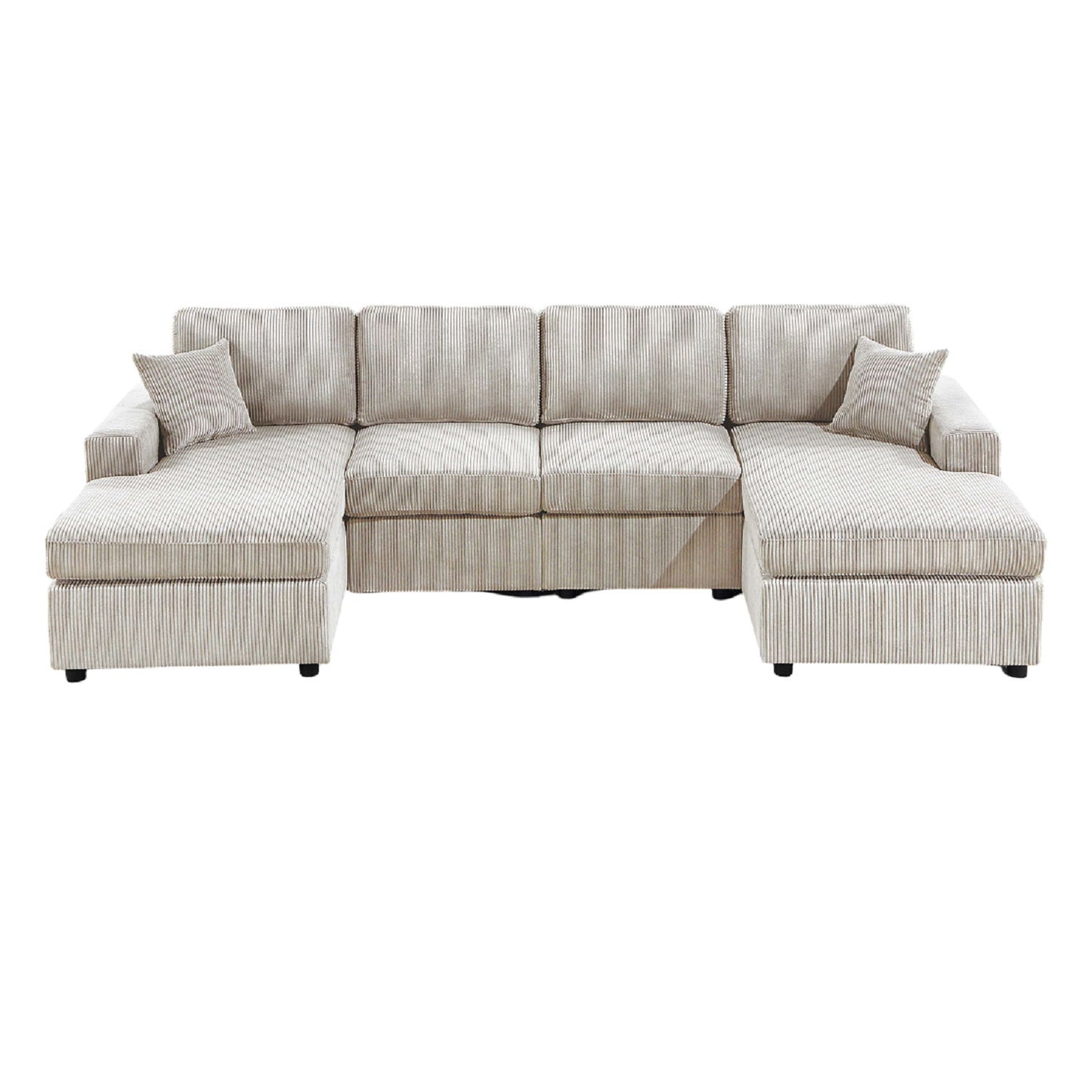 Modern Design Sectional Set With Right And Left Arm Chaise