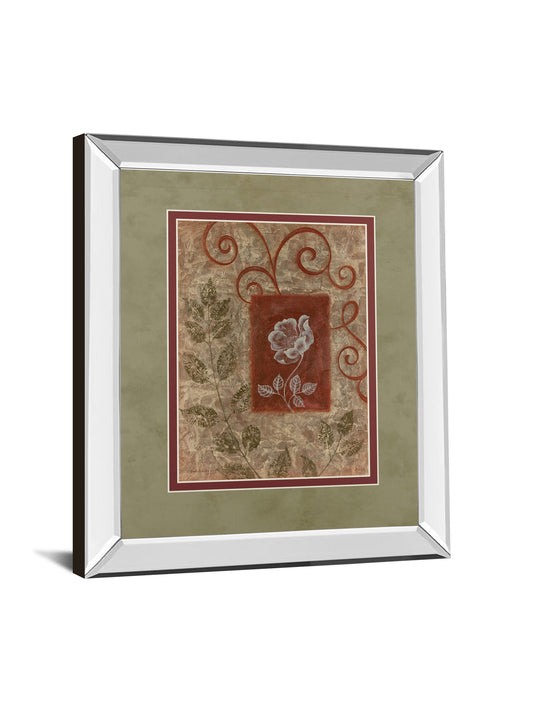 Verdant Blossom - 34" x 40" Framed Wall Art - Dark Green